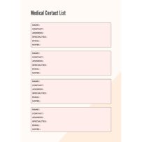 Medical planner