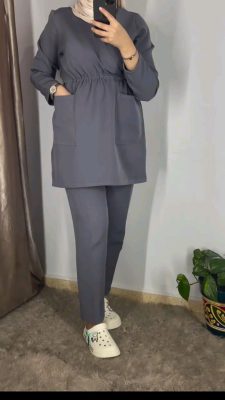 مدل تونیک شلوار پزشکی طوسی