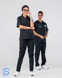 اسکراب شلوار پزشکی مدل یاقوت رنگ مشکی