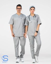 اسکراب شلوار پزشکی مدل اوپال رنگ طوسی