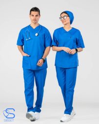 اسکراب شلوار پزشکی مدل اوپال رنگ آبی