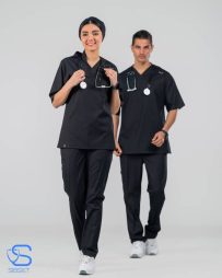 اسکراب شلوار vip نخی (پنبه)مدل آمتیست رنگ مشکی