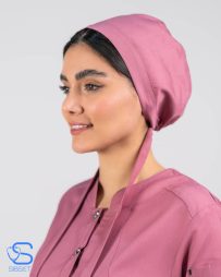 کلاه حجاب پزشکی رنگ ارغوانی