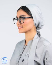 کلاه حجاب پزشکی رنگ طوسی