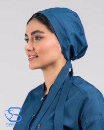 کلاه حجاب پزشکی رنگ سورمه ای