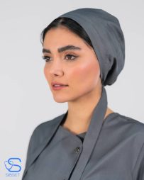 کلاه حجاب پزشکی رنگ نوک مدادی