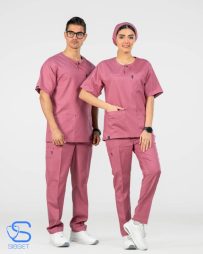 اسکراب شلوار پزشکی مدل زمرد رنگ ارغوانی